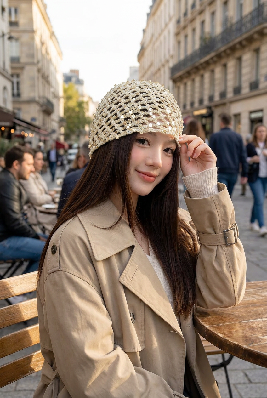 Bonnet Crochet Chic